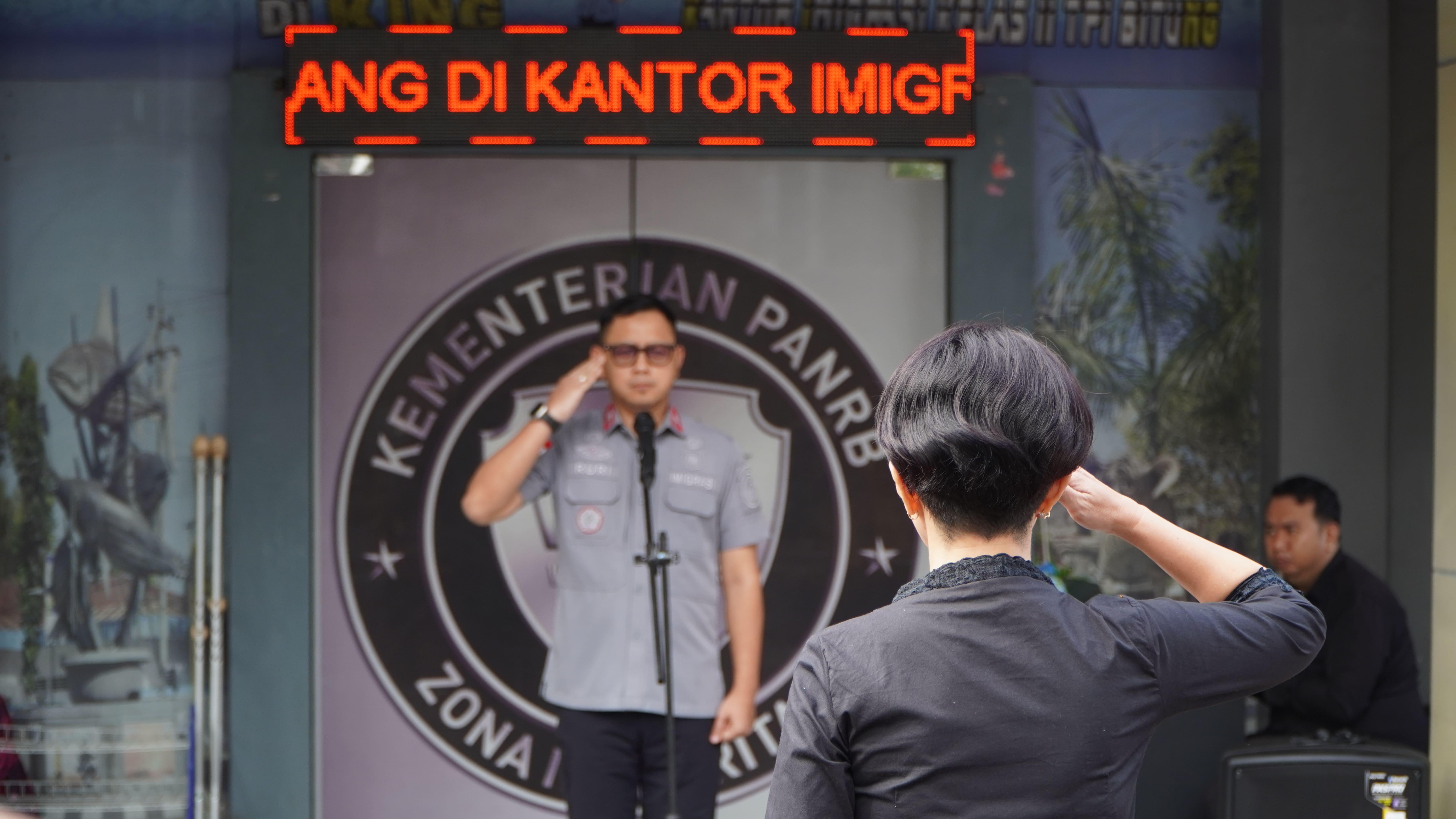 Kantor Imigrasi Bitung Gelar Apel Pagi Peringati Hari Kartini Tahun 2025