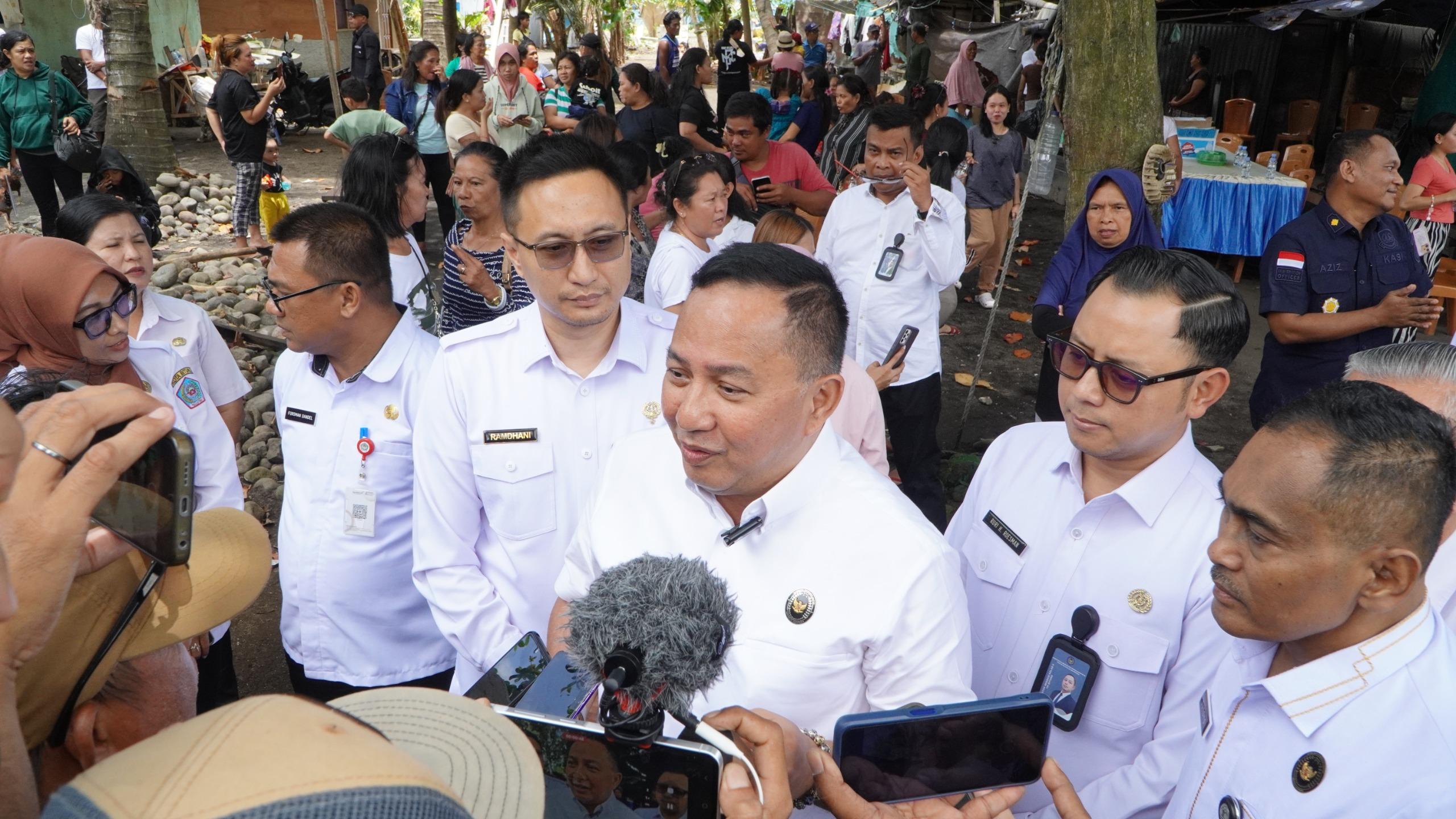 Kementerian Koordinator Bidang Hukum, HAM, Imigrasi dan Pemasyarakatan Tinjau Penanganan PPDs di Kota Bitung
