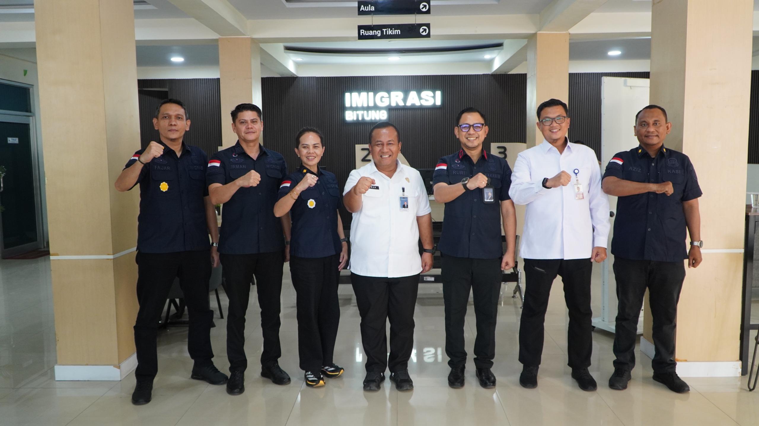 Inspektur Wilayah I Kunjungi Imigrasi Bitung: Perkuat Pengawasan Internal dan Integritas Pelayanan