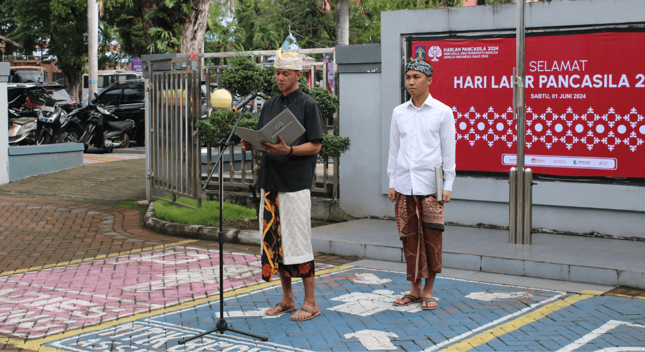 Kakanim Bitung Pimpin Upacara Hari Lahir Pancasila Tahun 2024