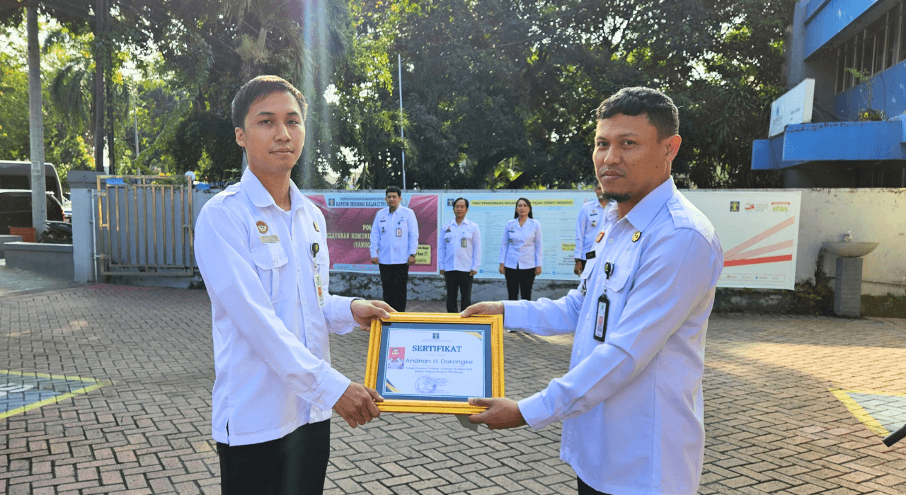 Imigrasi Bitung Beri Penghargaan Pegawai Teladan Triwulan II Tahun 2024